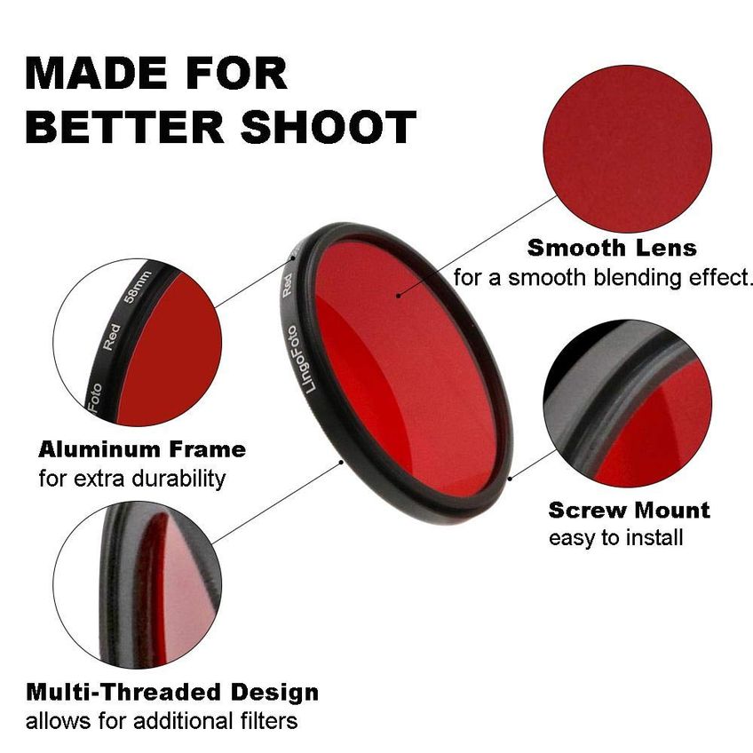 Conjunto De Filtros De Lente Lingofoto 77mm 6 Peças Cores Vibrantes - imagem 3