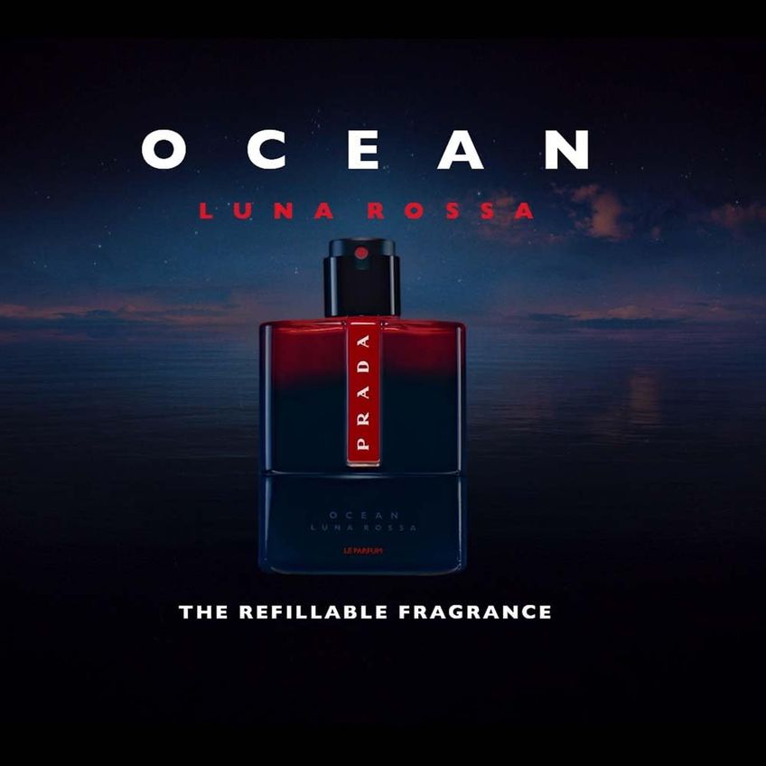 Perfume Prada Luna Rossa Ocean Le Parfum 100ml Para Homens - imagem 4
