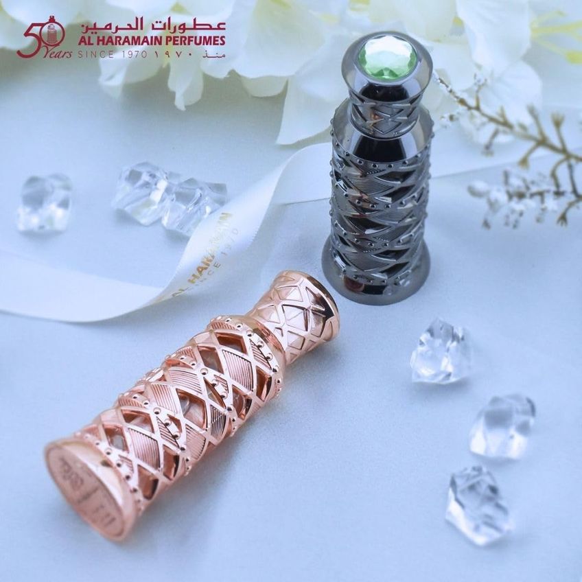 Perfume Al Haramain Musk Poudree Óleo De Perfume 12 Ml Para Unissex - imagem 4