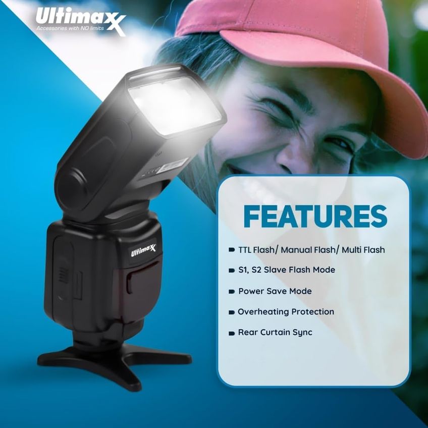 Flash Ultimaxx Ttl Lcd Para Canon Eos 5ds, 5dsr E 5d Iv - imagem 4