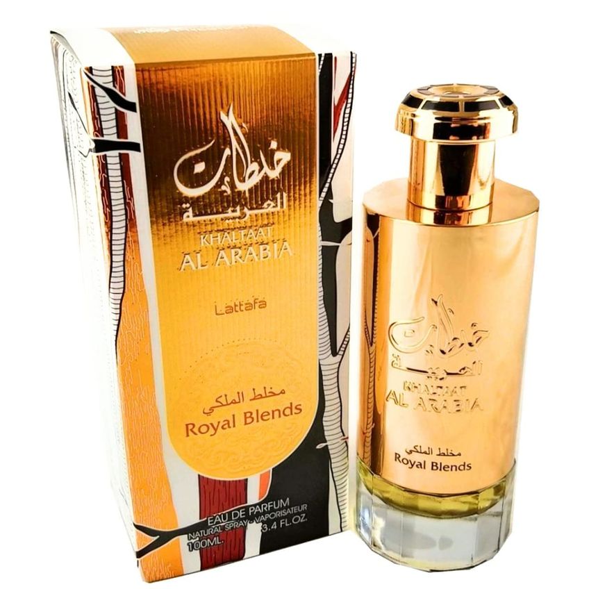 Perfume Lattafa Prestige Khaltat Al Arabia Água De Perfume 100ml - imagem 3
