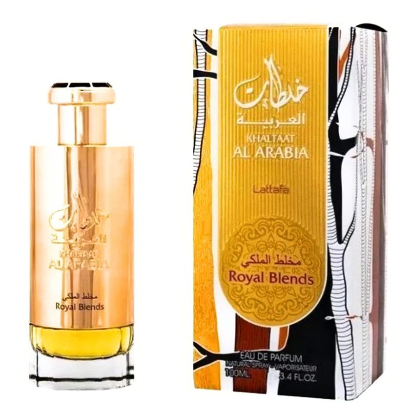 Perfume Lattafa Prestige Khaltat Al Arabia Água De Perfume 100ml - imagem 4