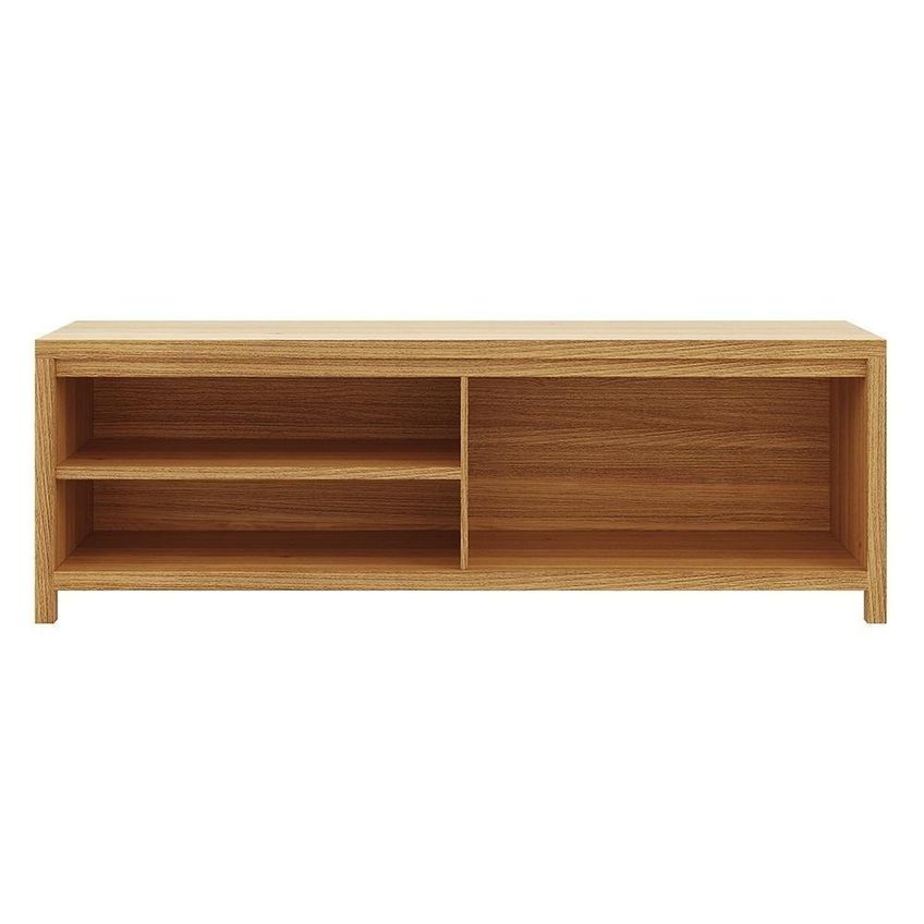 Rack TV 80 Pol 180cm Madeira Maciça Floris Com 2 Portas Marrom MPOZENATO - imagem 4