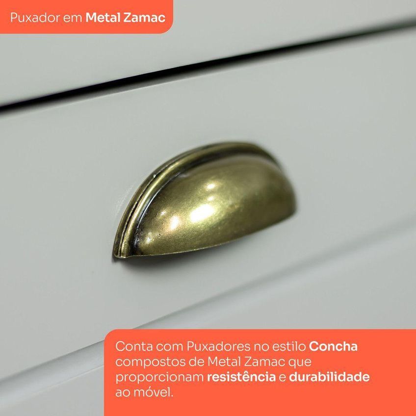 Cozinha Compacta Amy Casa 812 7 Portas 6 Prateleiras Mdf 191.5cm Cinza - imagem 3