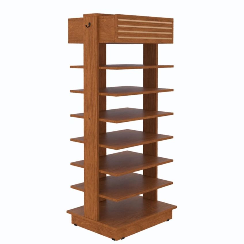 Sapateira Multiuso Estante Organizadora Closet - Freijó - imagem 5