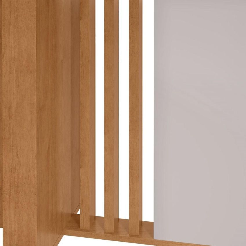 Conjunto Sala De Jantar Mesa Astrid 170 6 Lugares Tampo Vidro Maxi Off Com Cadeiras Luar Amendoa - imagem 3