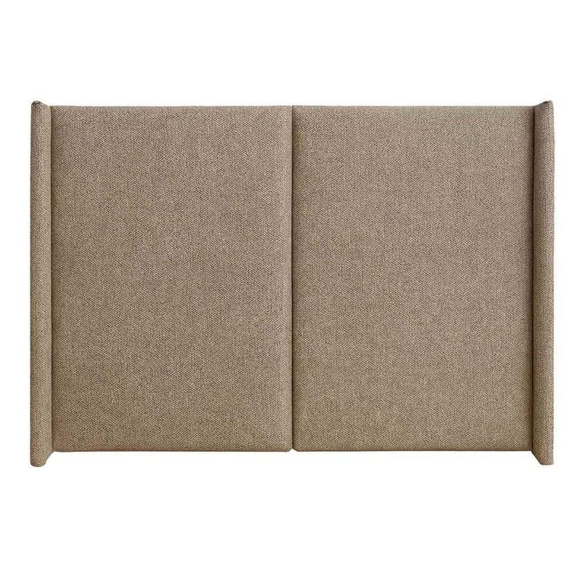Cabeceira Queen Estofada Com 2 Mesas 100% Mdf Linho Philips Amêndoa E Luna Com Dourado Casa Lar Shop - imagem 4