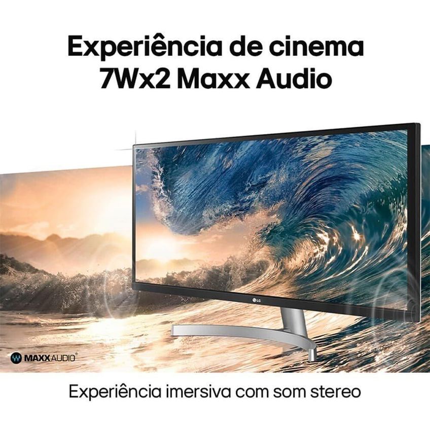 Monitor 29wq600b 29" Full Hd Ips 100hz Ultrawide Branco Lg Hdr10 Freesync - imagem 5