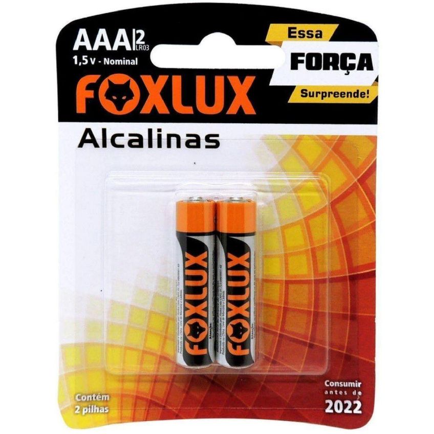 Foxlux Kit 4 Pilhas Alcalinas AAA Palito 1,5V - imagem 3