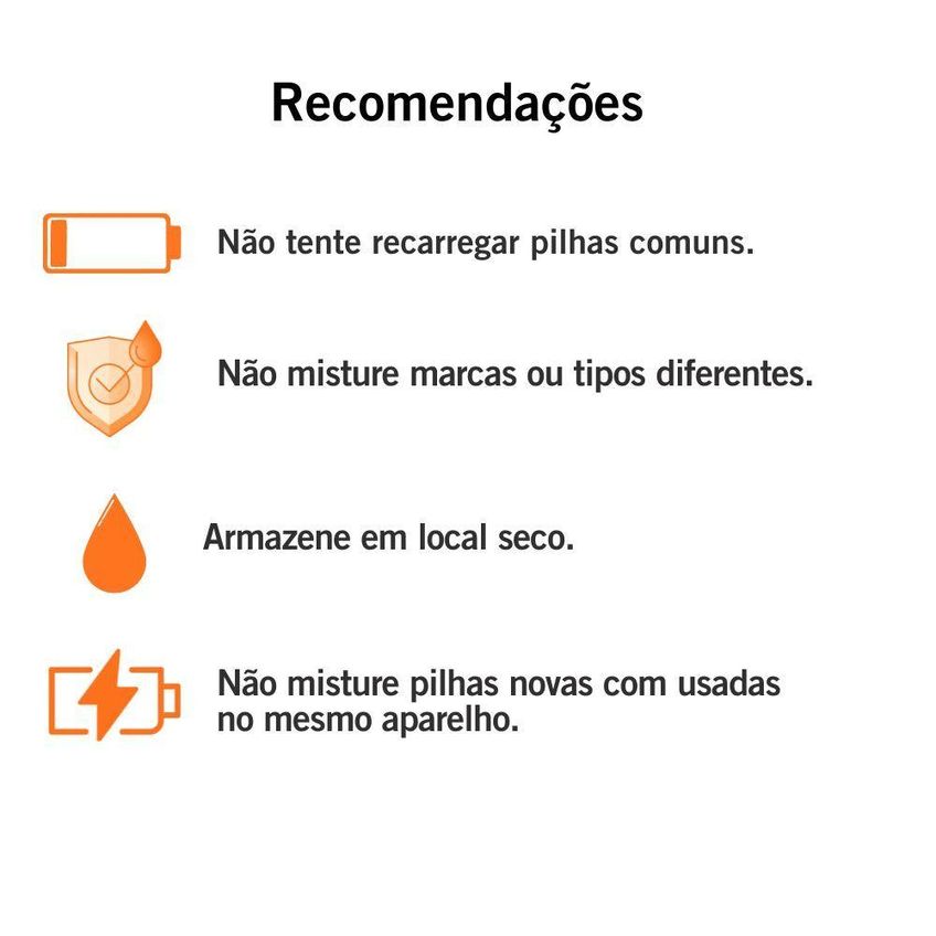 Pilha Aa Zinco Foxlux R6 1,5v 40 Unidades - imagem 3