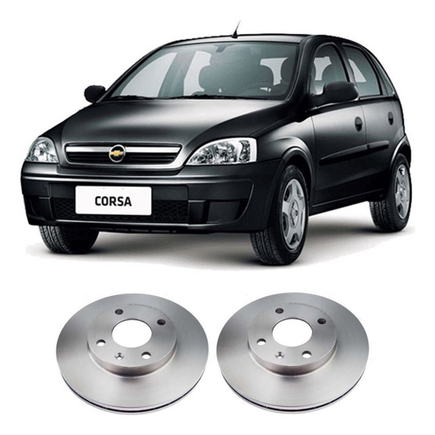 Par Disco Freio Dianteiro Corsa Montana 1.0 1.4 2002 Em Diante MDS - imagem 3