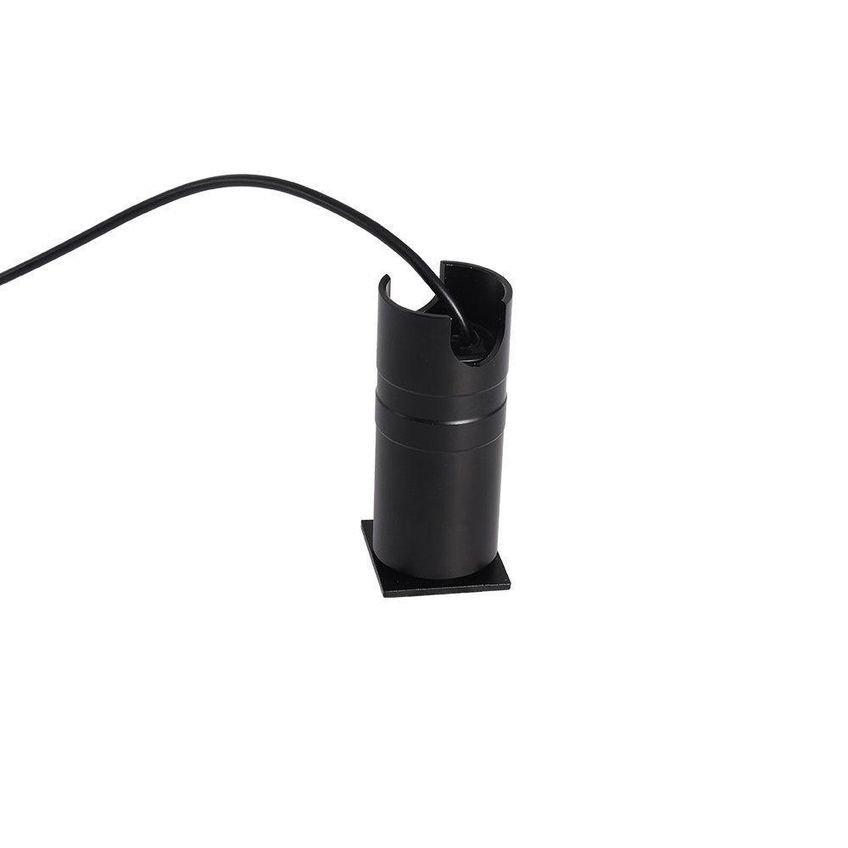 Balizador De Embutir Mini Romi Quadrado Alto IRC 90 LED 1W Bivolt Preto Nordecor Iluminação - imagem 3
