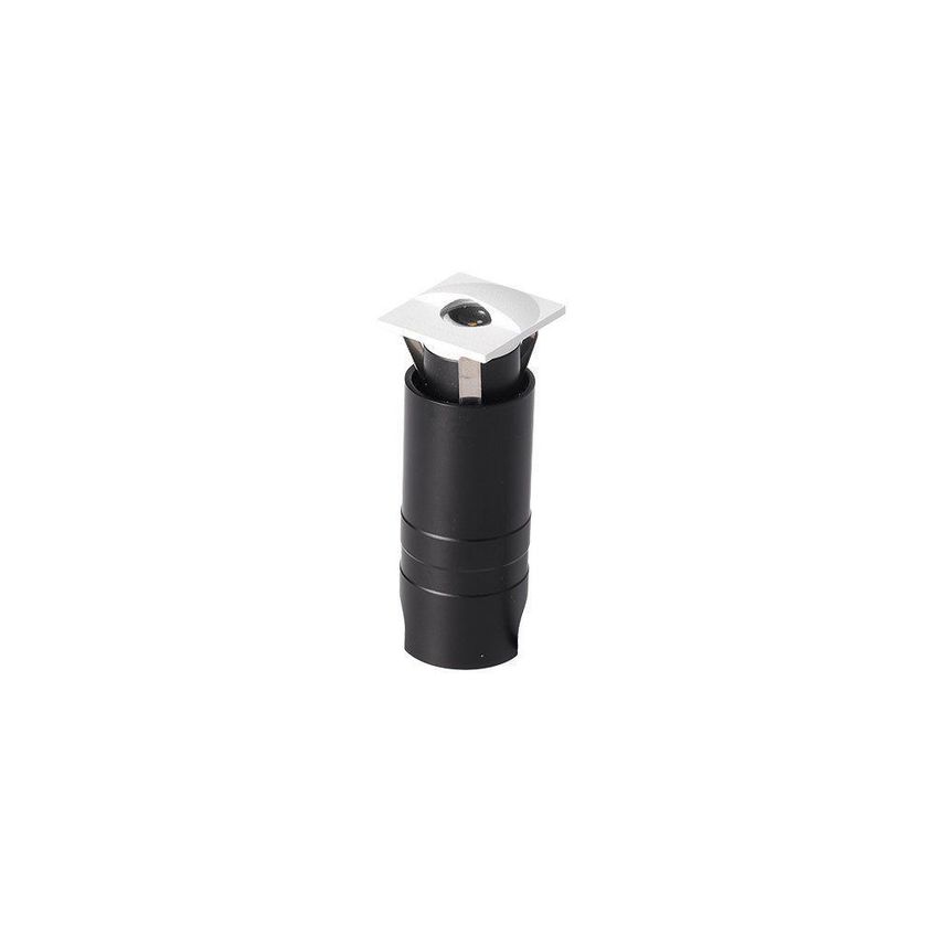 Balizador De Embutir Mini Romi Quadrado Alto IRC 90 LED 1W Bivolt Branco Nordecor Iluminação - imagem 3