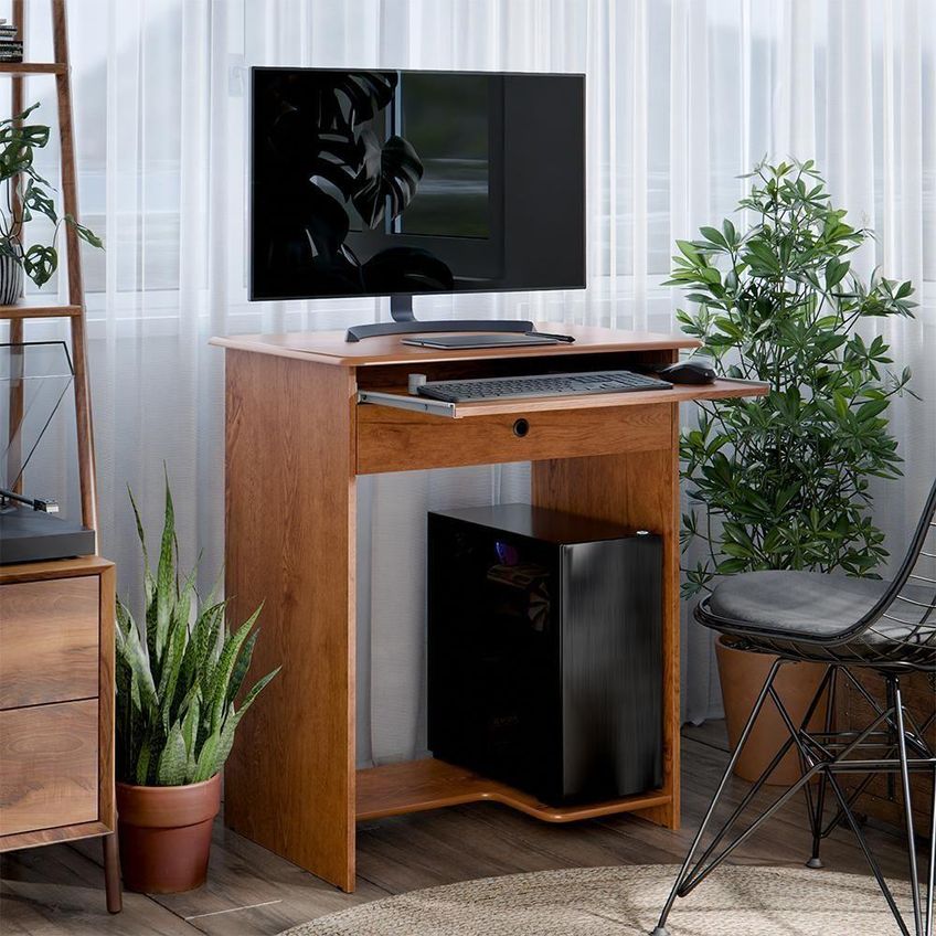 Mesa Para Computador Pratica Moderno 1 Gaveta MDF-MDP 65cm Ej Móveis - imagem 4
