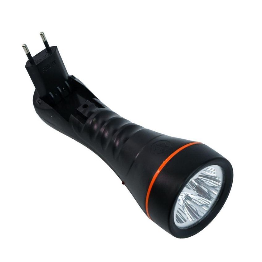 Foxlux Lanterna Led Recarregável 5 Leds Bivolt Plug Retrátil - imagem 3