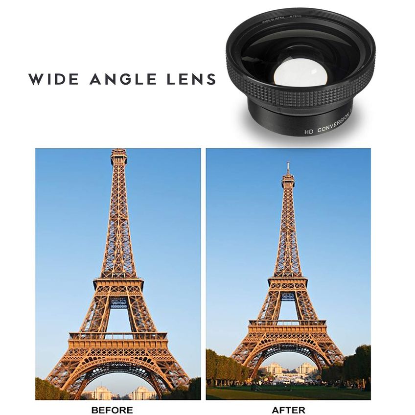 Kit De Lentes 6th Ave 28mm Grande-angular/telefoto + Filtros - imagem 3