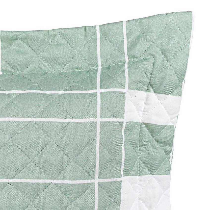 Coordenado Edredom E Cobre Leito Elyte Queen 4 Peças Micropercal 100% Poliéster Dupla Face Branco - imagem 5
