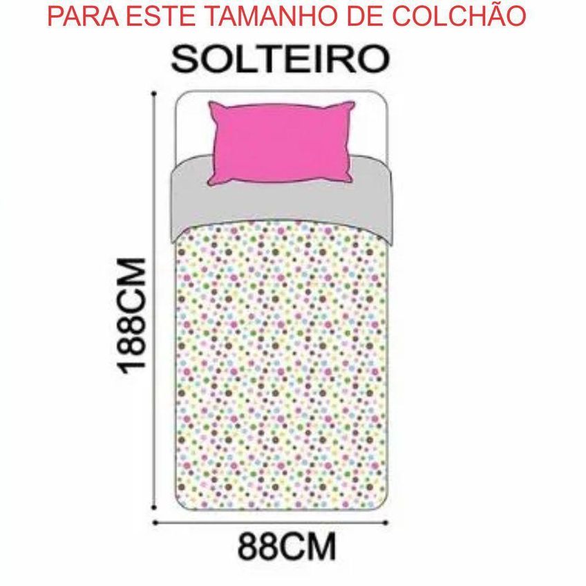 Jogo De Cama Lençol Egípcio Solteiro 3 Peças Micropercal 600 Fios Branco Casa Show Enxovais - imagem 2