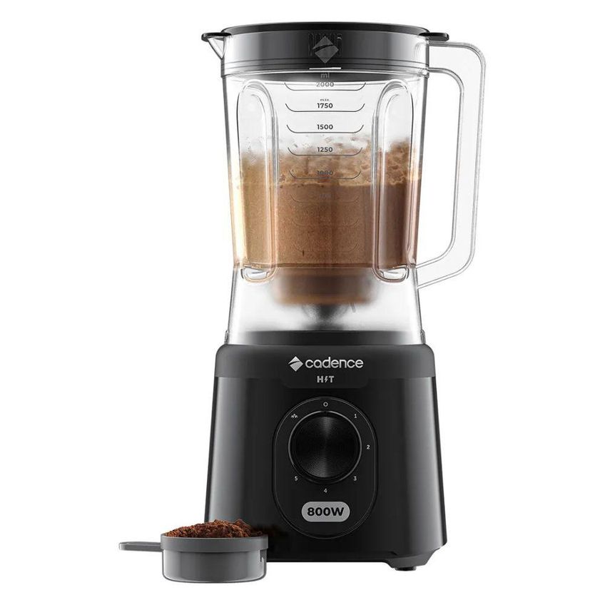 Liquidificador Cadence Liq200 800w 2,5l 5 Velocidades Preto 110v - imagem 4