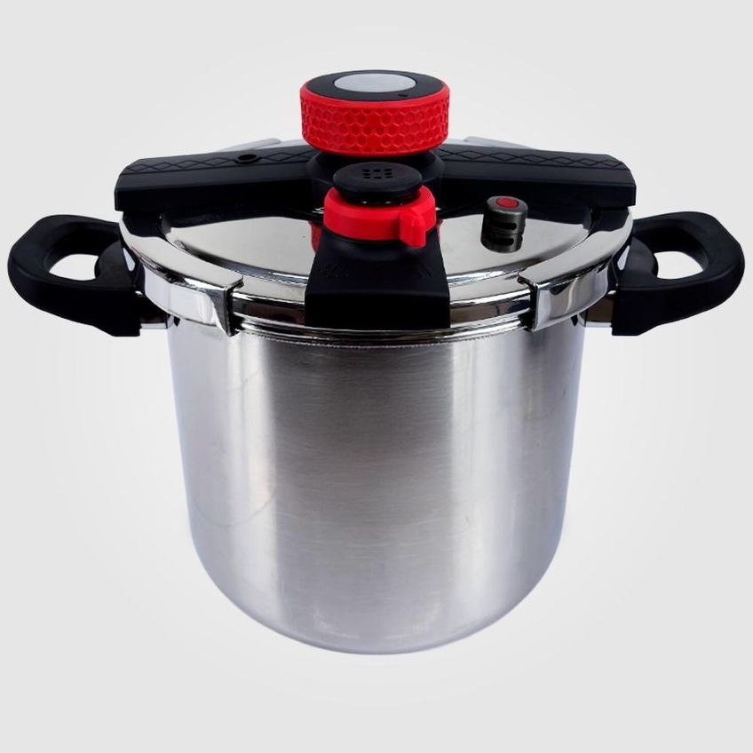 Panela De Pressão Securelock Pro Extream Inox 8l 6.2l 4.5l Fechamento Externo - imagem 3