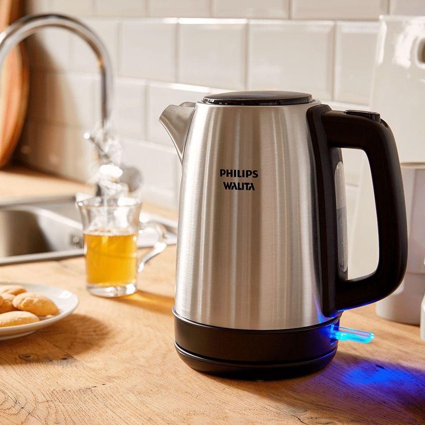 Chaleira Elétrica Philips Walita HD9350-90 1,7L Aço Inox 1200W 110V - imagem 4