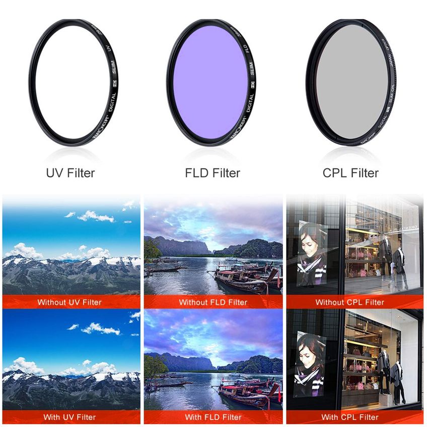 Kit De Lentes 6th Ave Electronics 25 mm + Filtros + Alça - imagem 2