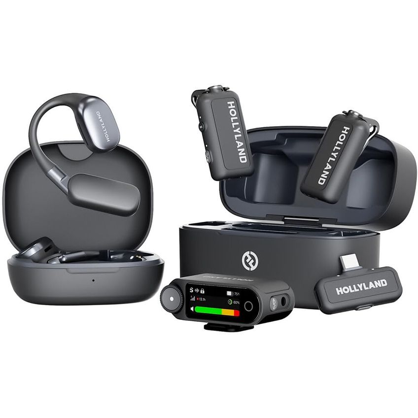 Microfone Sem Fio Hollyview Lark Max 2 Com Dois Transmissores - imagem 2