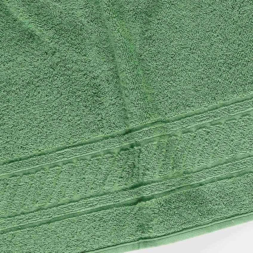 Jogo De Toalhas Lumiere 100% Algodão 450g-m Macio Verde E Cinza Top Chick - imagem 4