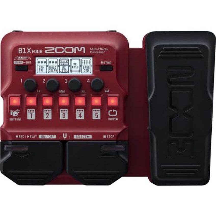 Kit Multi-efeitos Zoom B1x Four + Fones Mdr-7506 - imagem 3