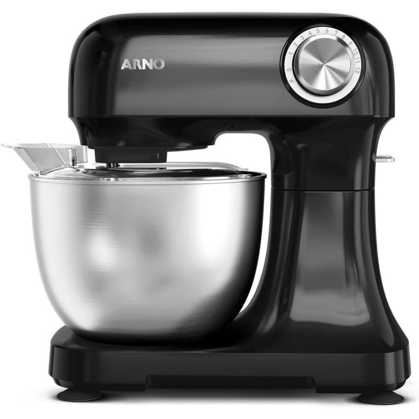 Batedeira Planetária Arno Bake Easy Km10 Inox E Preto 110v - imagem 5