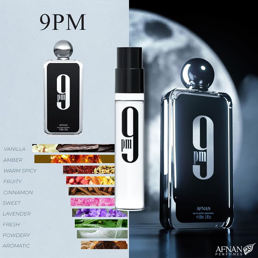 Set De Descubrimiento Afnan Serie 9, Kit Mini Perfumes 5x2ml - imagem 3