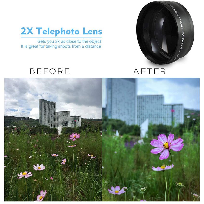 Kit De Lentes 6th Ave Electronics 62 Mm + Acessórios - imagem 4