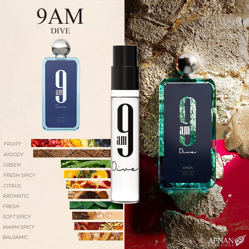 Set De Descubrimiento Afnan Serie 9, Kit Mini Perfumes 5x2ml - imagem 4