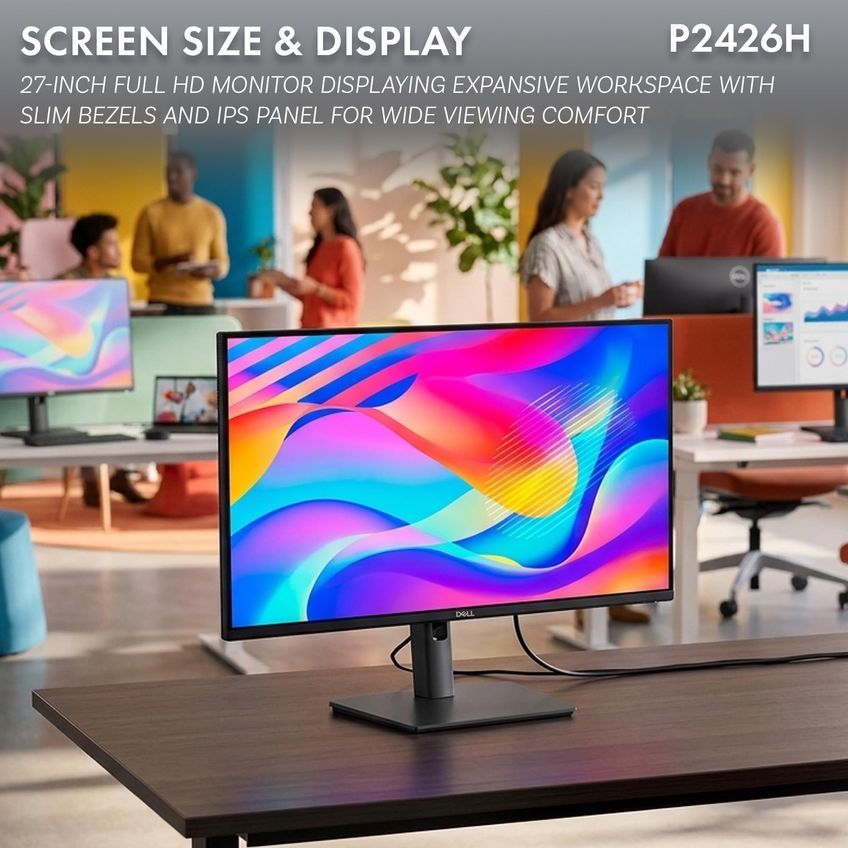 Monitor Dell Pro P2426h 24 Polegadas Full HD 120Hz IPS - imagem 3