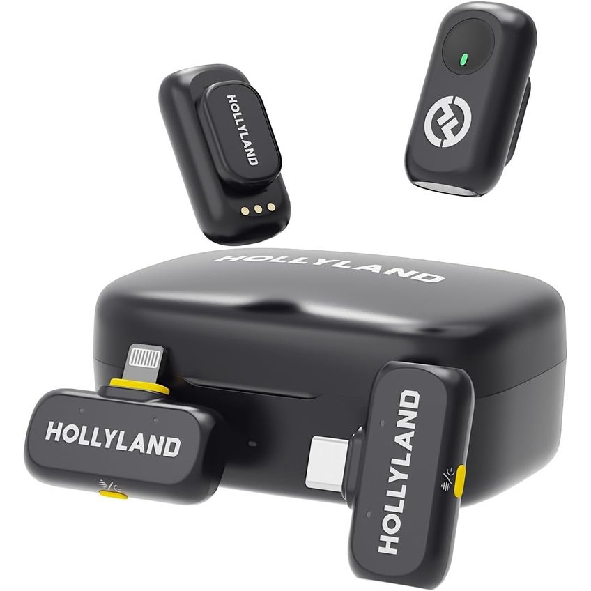 Microfone Hollyview Lark A1 Combo Sem Fio USB-C - imagem 2