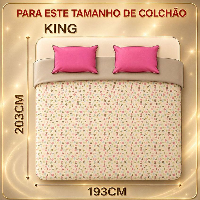 Lençol Avulso Quality King Micropercal 600 Fios Macio Sem Elástico Marrom - imagem 4