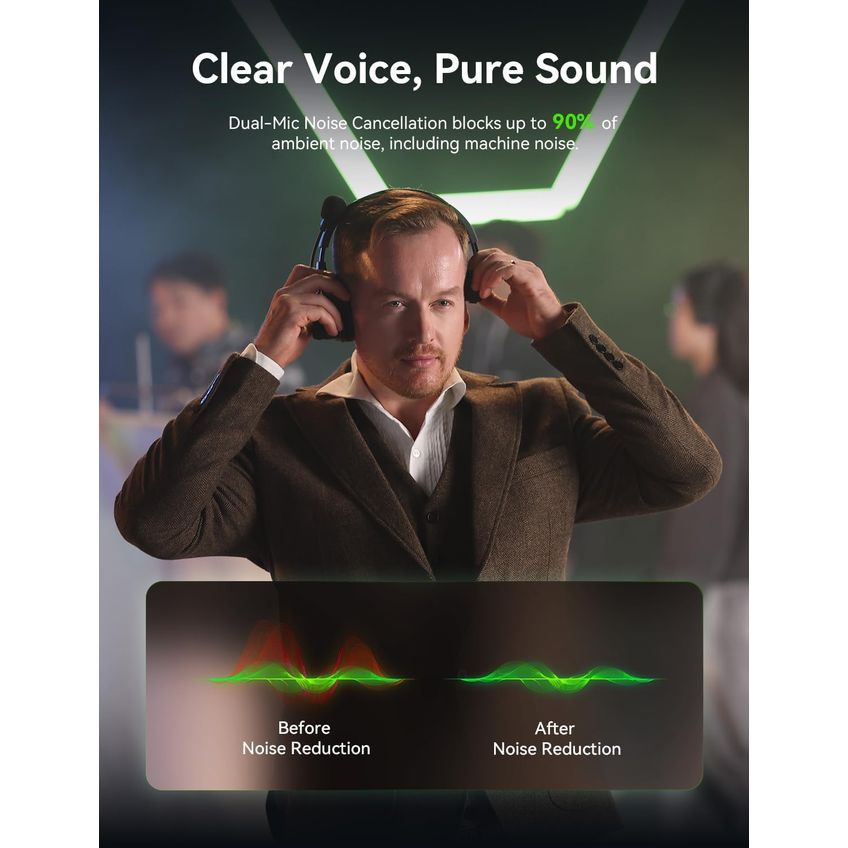Fones Hollyview Solidcom Se Pro 2s 1,9 Ghz Sem Fio - imagem 4