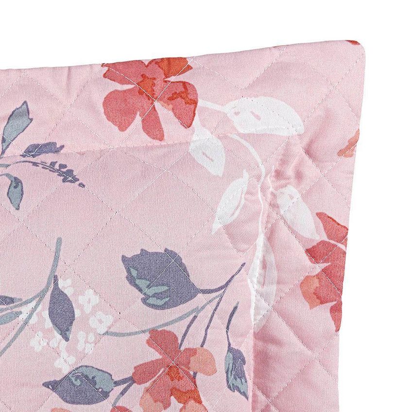 Cobre Leito Colcha Elyte King 3 Peças 100% Poliéster Matelassê Dupla Face Flora - imagem 3