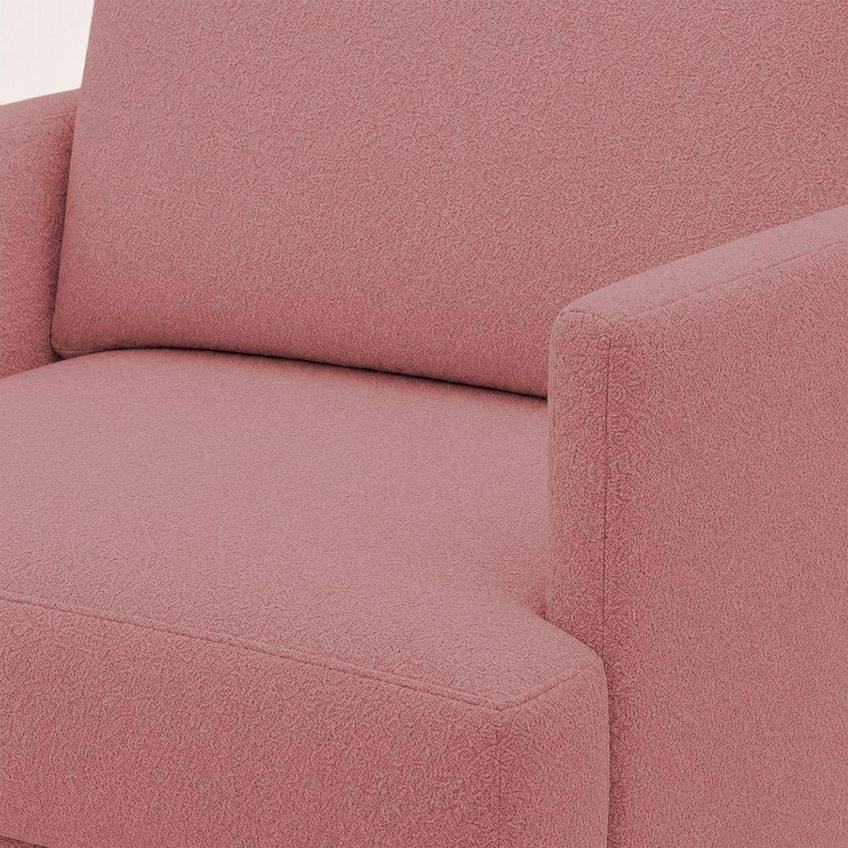 Kit 2 Poltronas Serena Bouclé Premium Conforto Bege Ammê Estofados - imagem 2