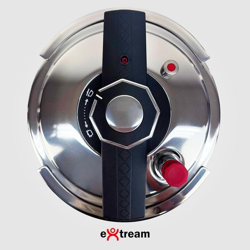 Panela De Pressão Securelock Pro Extream Aço Inox 8l Fechamento Externo - imagem 4