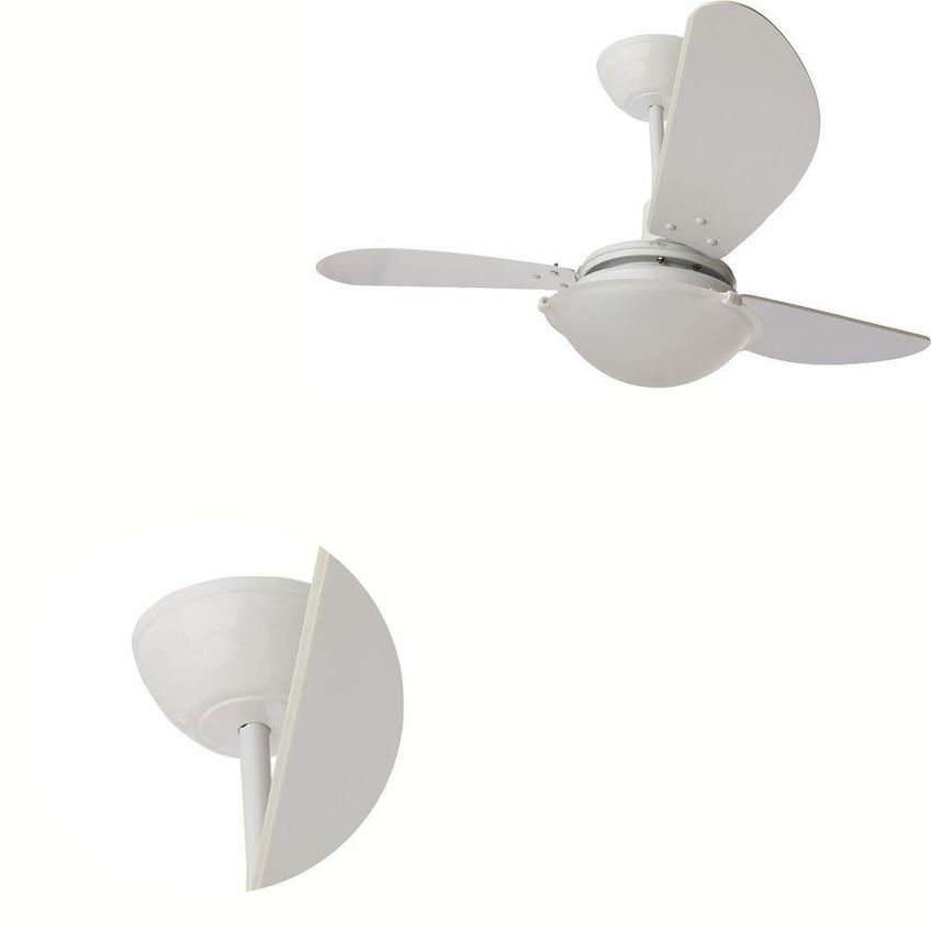 Ventilador De Teto Tron 130w 3 Pás Branco Clm New 220v - imagem 3