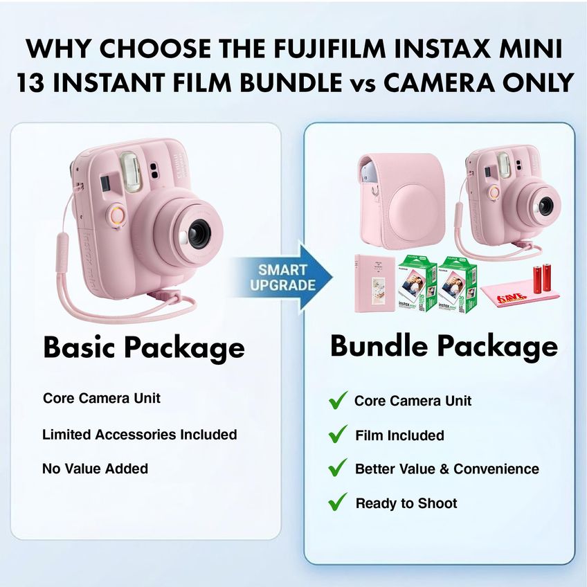 Câmera Instax Mini Fujifilm 13 Em Clay White Kit - imagem 3