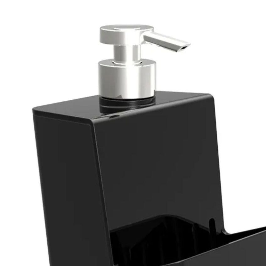 Dispensador Para Detergente Smart Plástico Resistente Cozinha Preto Crippa - imagem 3