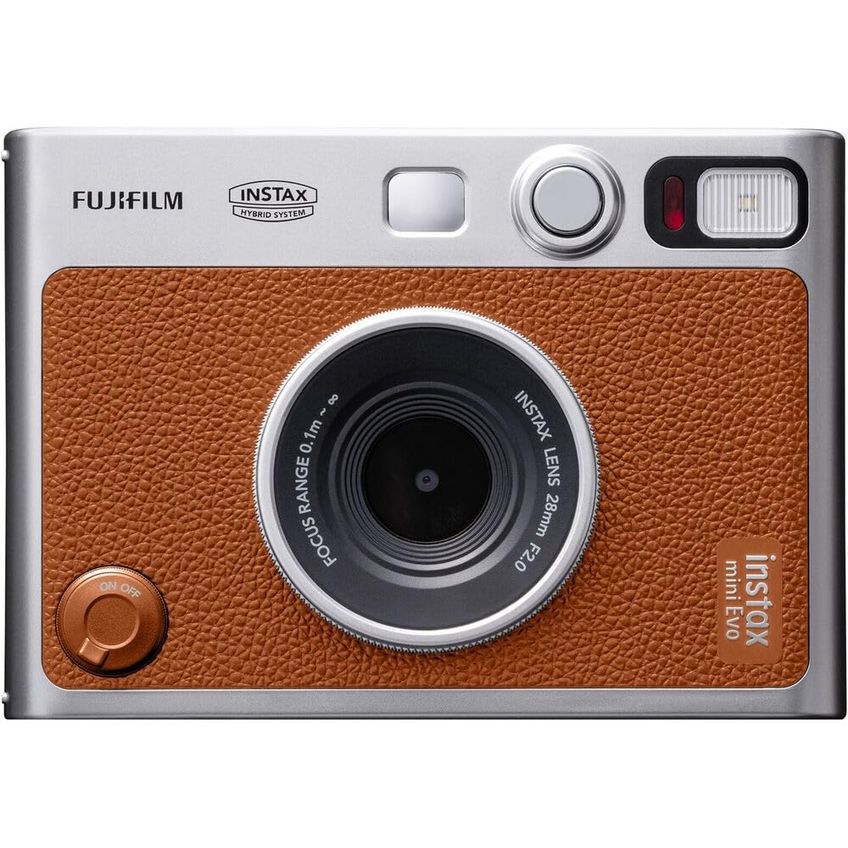 Instax Mini Evo Fujifilm Marrom + Kit Com Cartão De 32 GB - imagem 2