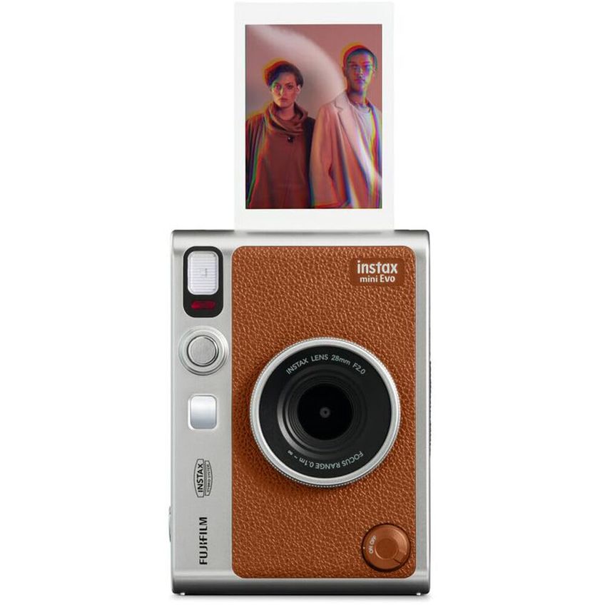 Instax Mini Evo Fujifilm Marrom + Kit Com Cartão De 32 GB - imagem 3