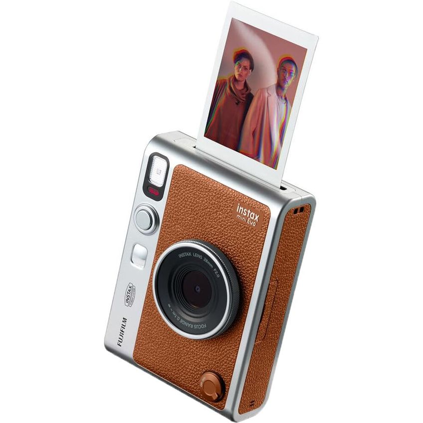 Instax Mini Evo Fujifilm Marrom + Kit Com Cartão De 32 GB - imagem 4