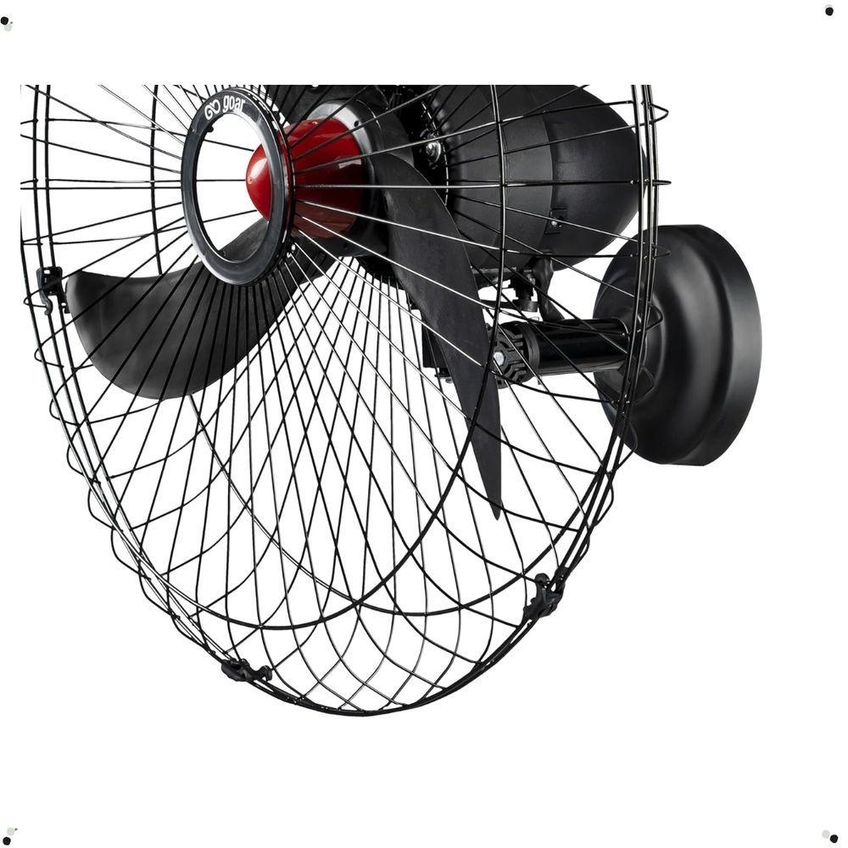 Ventilador De Parede Goar 70cm Oscilante Preto Bivolt - imagem 3