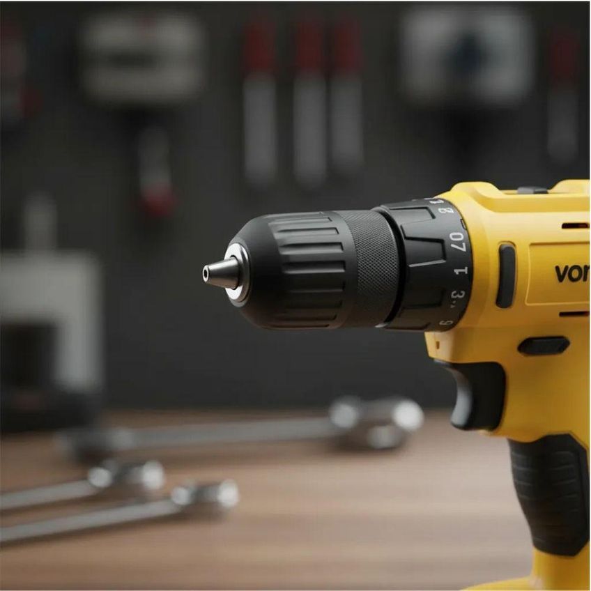 Parafusadeira Furadeira Vonder Pfv 120 Com Bateria 12v Fonte Bivolt - imagem 4