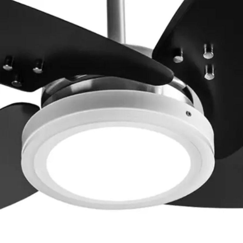 Ventilador De Teto Tron 130w 120cm 4 Pás 3 Velocidades Preto Azzam 110v - imagem 4