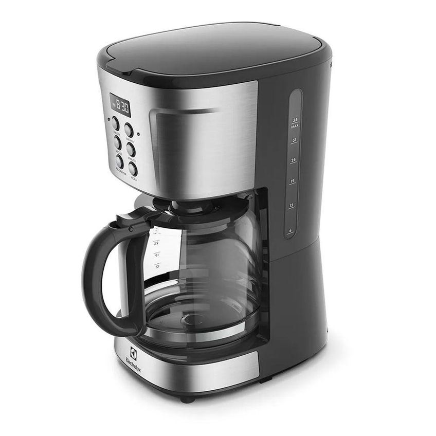 Cafeteira Elétrica Electrolux Ecm30 1,5l 38 Xícaras Preto Com Detalhes Em Inox 110v - imagem 5